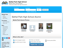 Tablet Screenshot of bethelparkhighschool.org